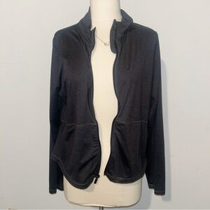Black Lightweight Zip Front Athletic Jacket All In Motion